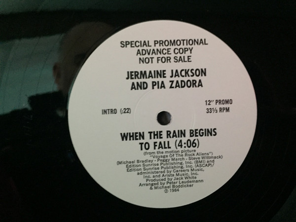 descargar álbum Jermaine Jackson, Pia Zadora, Jimmy and the Mustangs - When The Rain Begins To Fall