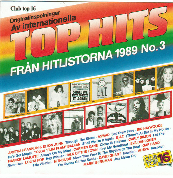 last ned album Various - Club Top 16 Top Hits Från Hitslistorna 1989 No 3