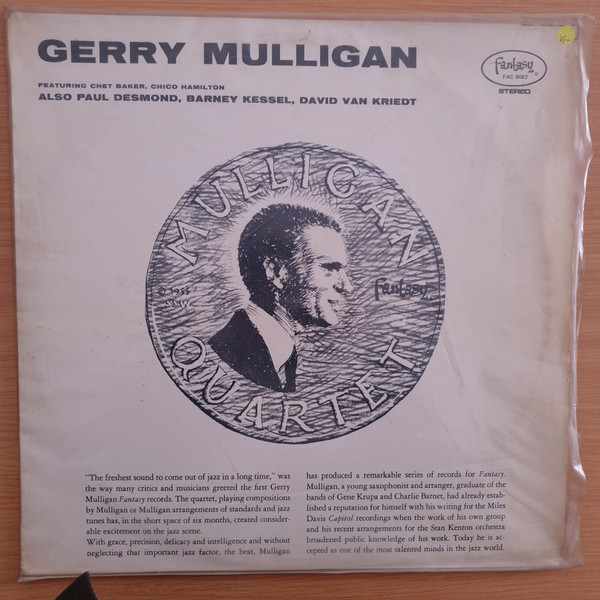 見事な創造力 MULLIGAN GERRY 貴重！78rpm BAKER CHET / 洋楽