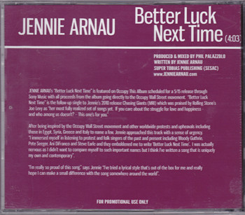ladda ner album Jennie Arnau - Better Luck Next Time