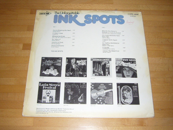 télécharger l'album The Ink Spots - The Unfogettable Ink Spots