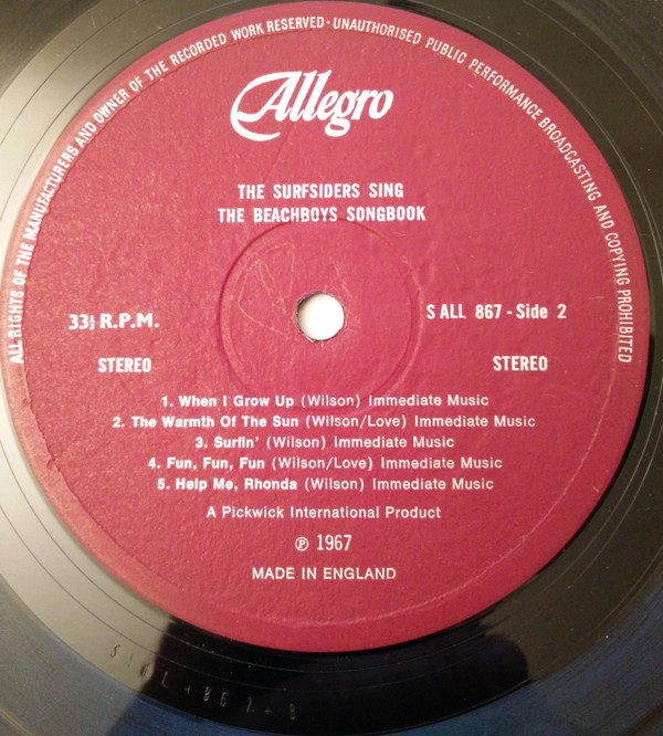 Album herunterladen The Surfsiders - The Surfsiders Sing The Beach Boys Songbook