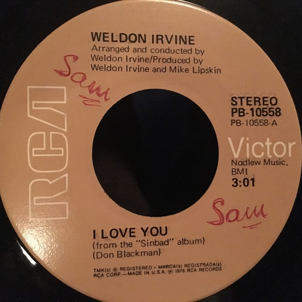 Weldon Irvine – I Love You / What's Goin' On? (1976, Vinyl) - Discogs