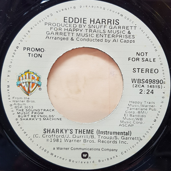 baixar álbum Sarah Vaughan, Eddie Harris - Love Theme From Sharkys Machine