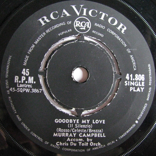 baixar álbum Murray Campbell Accompanied By Chris Du Toit Orchestra - Goodbye My Love