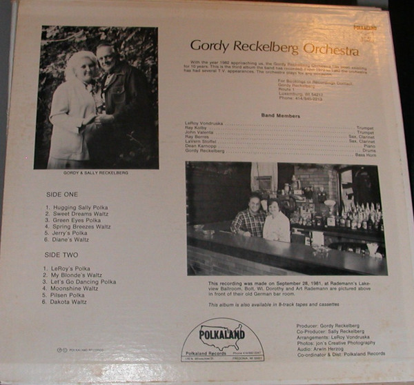 Album herunterladen The Gordy Reckelberg Orchestra - 10 Year Tribute 1972 1982 From The Gordy Reckelberg Orchestra To Old Time music