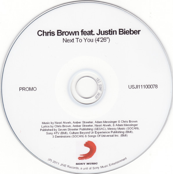 Chris Brown Feat Justin Bieber Next To You 11 Cd Discogs