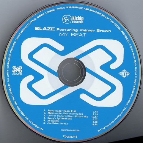 descargar álbum Blaze Featuring Palmer Brown - My Beat