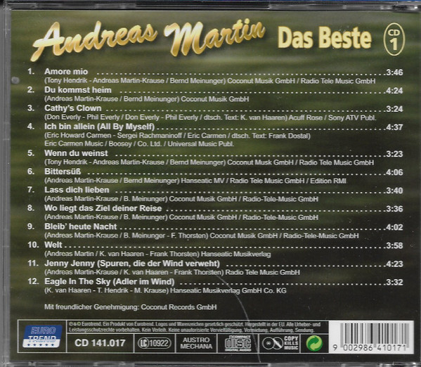 télécharger l'album Andreas Martin - Das Beste