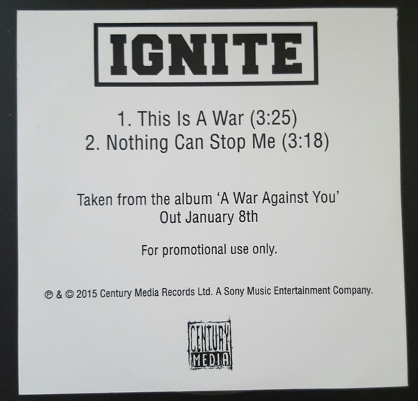 télécharger l'album Ignite - This Is A War
