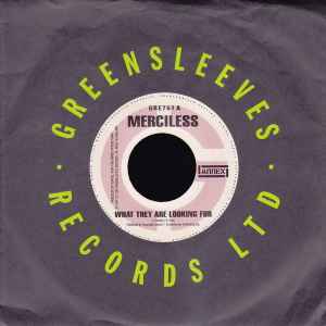 Merciless - What They Are Looking For / You Nuffi Bad Mind album cover