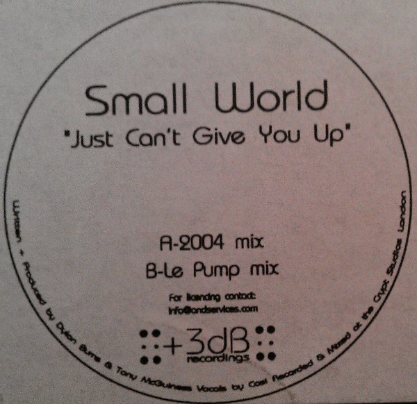 ladda ner album Small World - Just Cant Give You Up