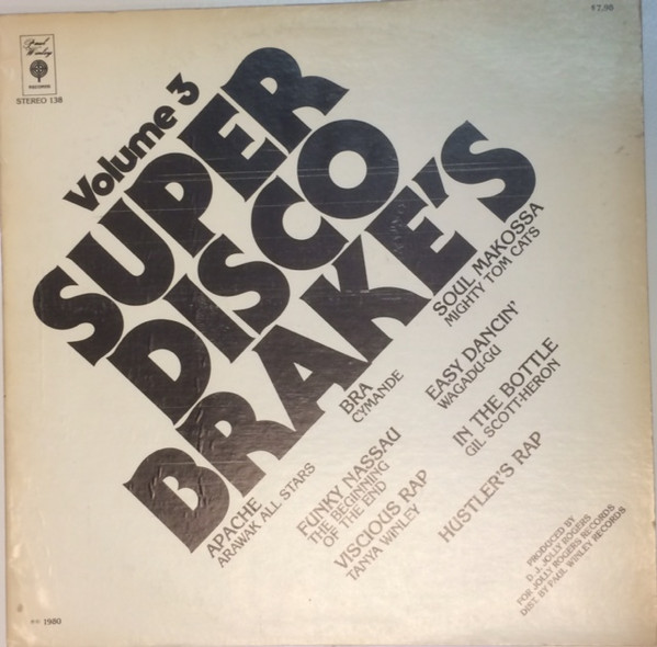 Super Disco Brake's (Volume Three) (1980, Vinyl) - Discogs