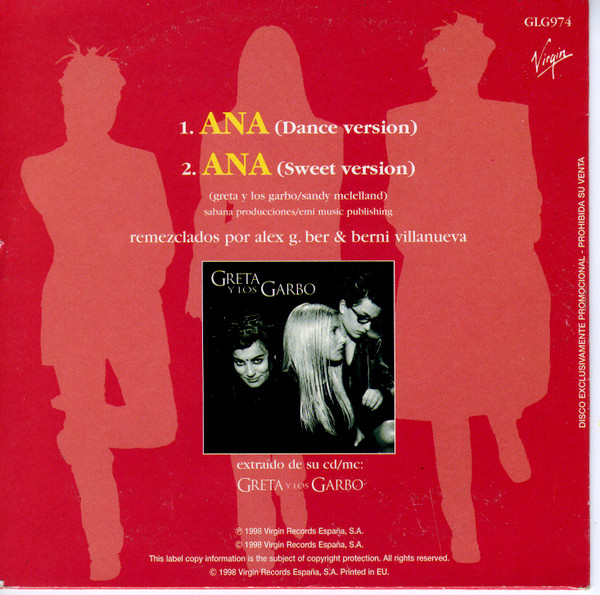 télécharger l'album Greta Y Los Garbo - Ana