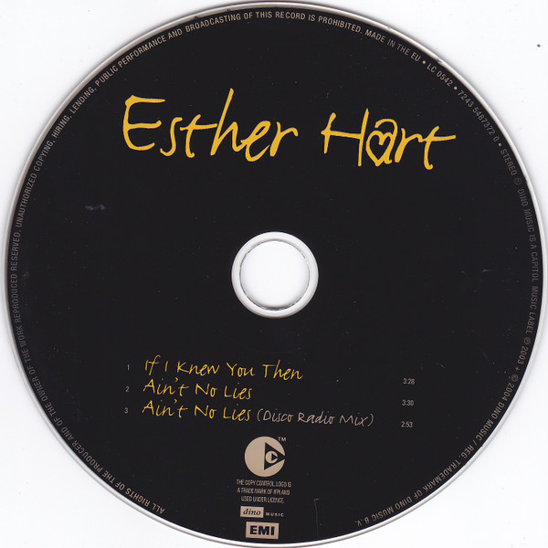 descargar álbum Esther Hart - If I Knew You Then