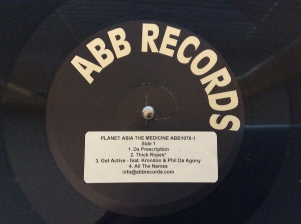 Planet Asia – The Medicine (2006, Vinyl) - Discogs