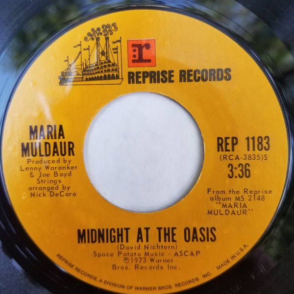 Maria Muldaur – Midnight At The Oasis (1973, Santa Maria Pressing