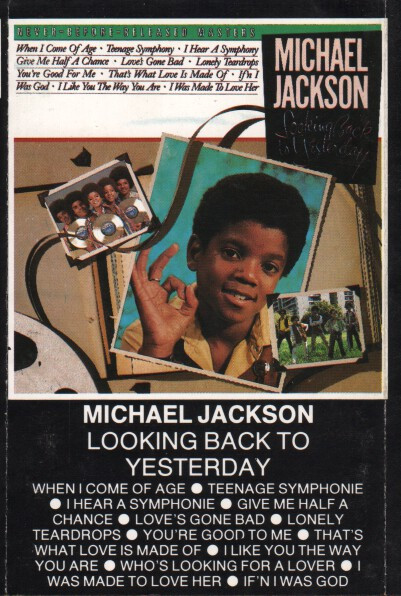 Michael Jackson – Looking Back To Yesterday (1986, Cassette) - Discogs