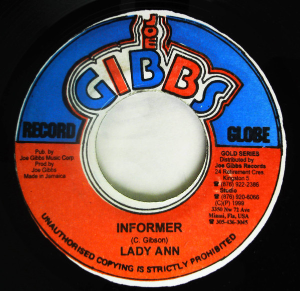 Lady Ann – Informer アナログレコード LP-