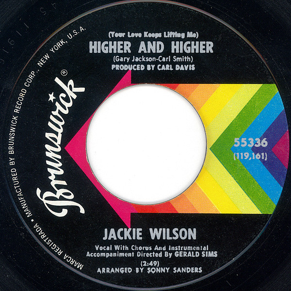 Jackie Wilson – (Your Love Keeps Lifting Me) Higher And Higher (1967,  Gloversville pressing, Vinyl) - Discogs