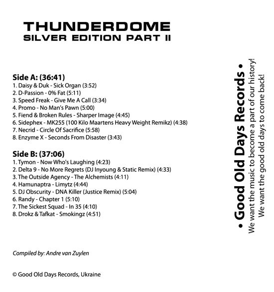 Album herunterladen Various - Thunderdome Silver II