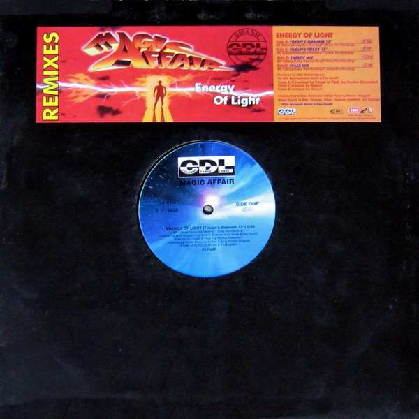 Lamme Person med ansvar for sportsspil øjenvipper Magic Affair – Energy Of Light (Remixes) (1996, Vinyl) - Discogs