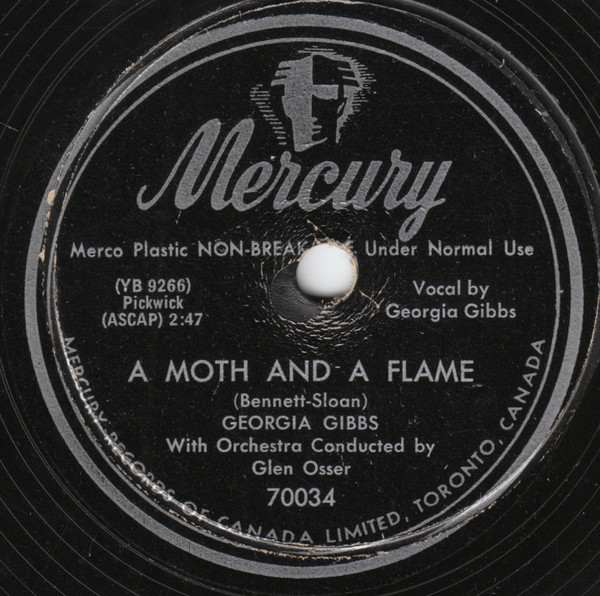 Album herunterladen Georgia Gibbs - A Moth And A Flame The Photograph On The Piano