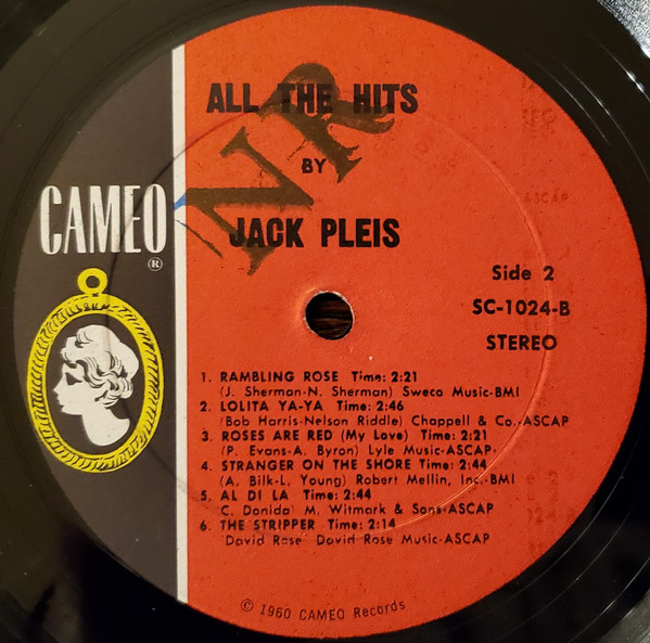 ladda ner album Jack Pleis - All The Hits 1962 Instrumentals
