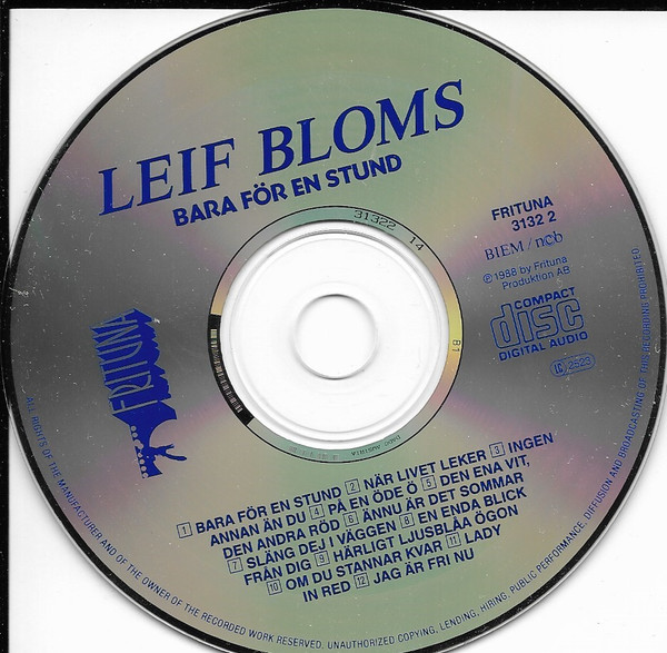 télécharger l'album Leif Bloms - Bara För En Stund