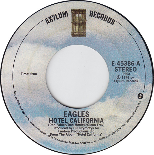 Eagles – Hotel California (1977, PRC Richmond, Vinyl Pressing, Vinyl ...