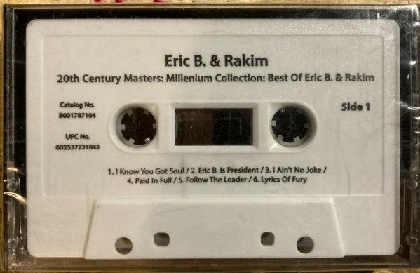 Eric B. & Rakim – Best Of Eric B. & Rakim (Prison Tape, Cassette