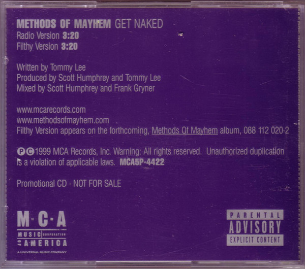 lataa albumi Methoods Of Mayhem - Get Naked