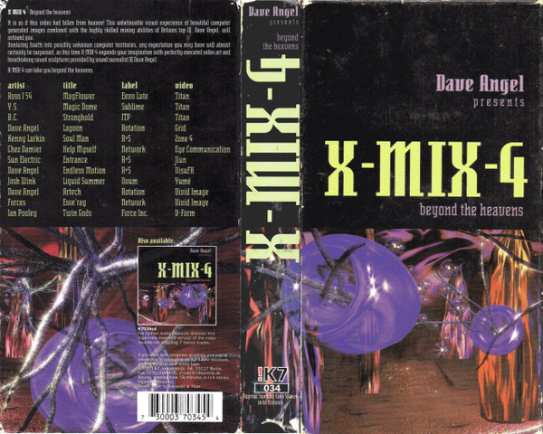 Dave Angel – X-Mix-4 (Beyond The Heavens) (1995, CD) - Discogs