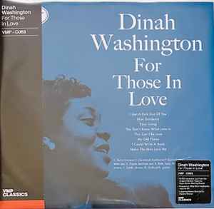 Dinah Washington – For Those In Love (2022