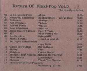 Various - Return Of Flexi-Pop Vol. 5