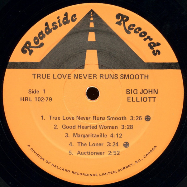 Album herunterladen Big John Elliott - True Love Never Runs Smooth