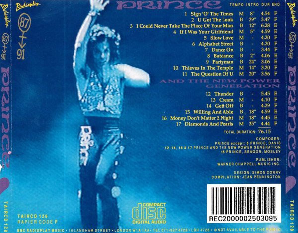 last ned album Prince - 87 91