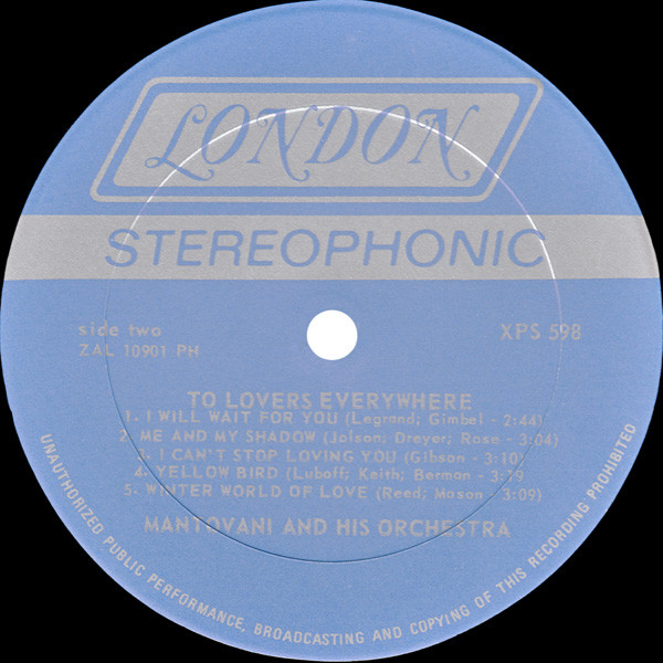 Mantovani And His Orchestra – To Lovers Everywhere (Vinyl) - Discogs