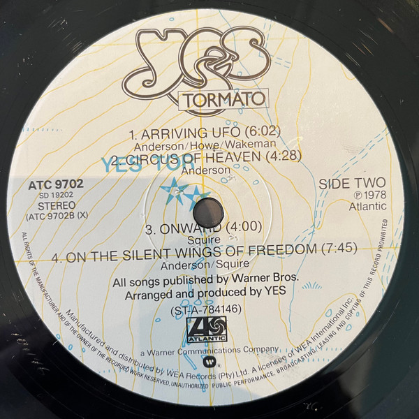 Yes - Tormato | Atlantic (ATC 9702 (X)) - 6