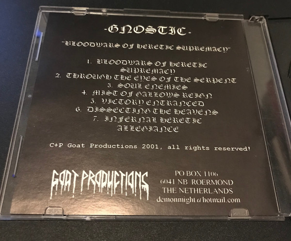 descargar álbum Gnostic - Bloodwars Of Heretic Supremacy