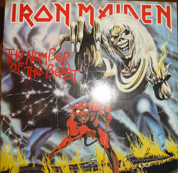 Обложка конверта виниловой пластинки Iron Maiden - The Number Of The Beast