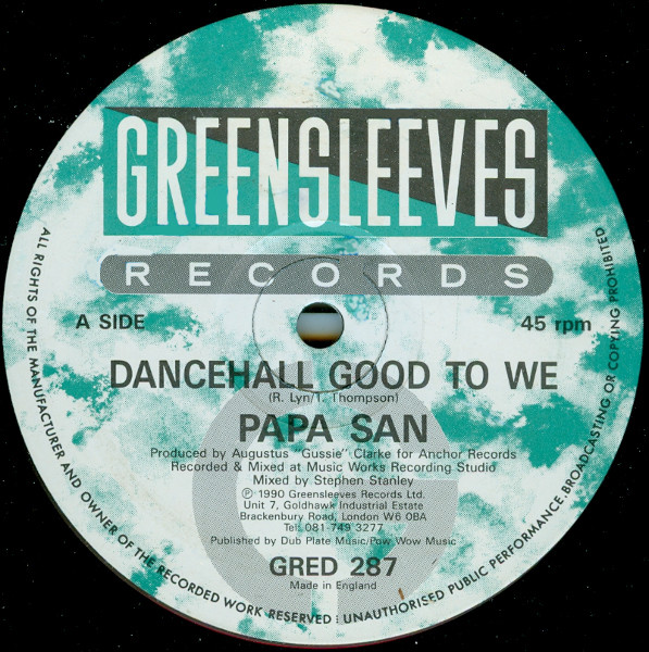 Papa San – Dancehall Good To We (1990, Vinyl) - Discogs