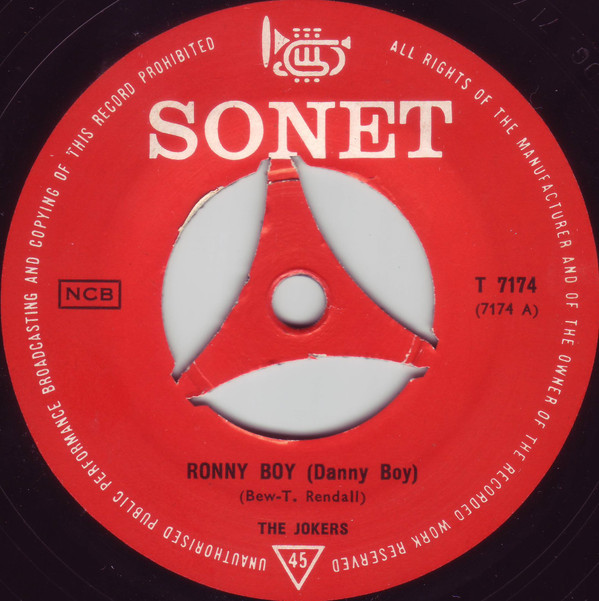 last ned album The Jokers - Ronny Boy Danny Boy