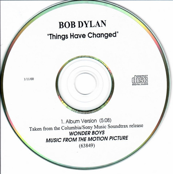 Bob Dylan - Things Have Changed | Releases | Discogs