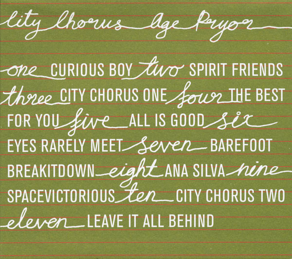 lataa albumi Age Pryor - City Chorus