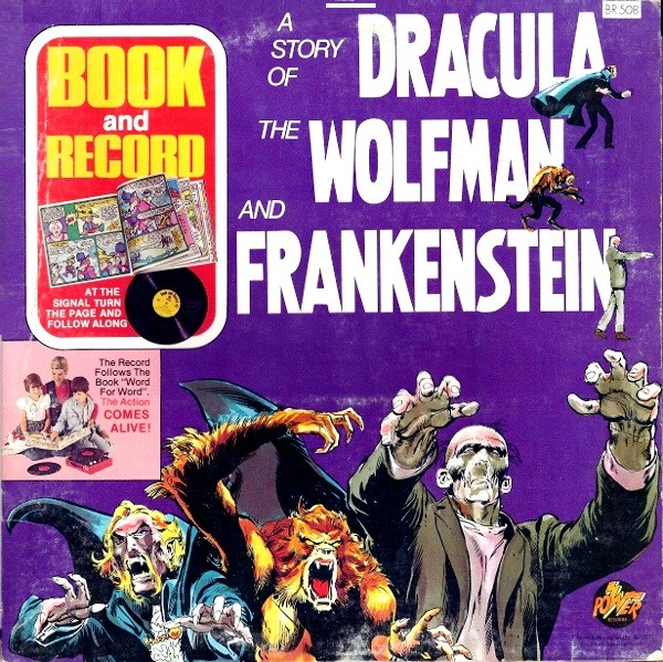 Dracula The Wolfman Frankenstein Spooky Comic Book Cover 2" X 3" Fridge Magnet 