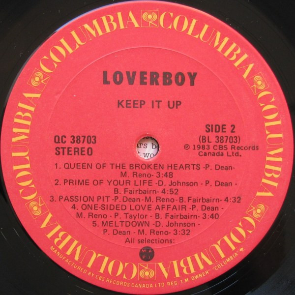 Loverboy - Keep It Up | Columbia (QC 38703) - 4