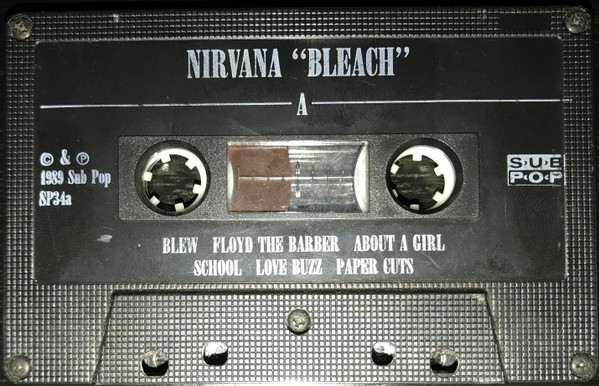 Nirvana Bleach Cassettes