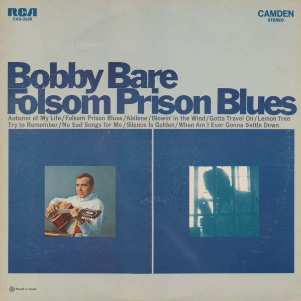 Bobby Bare - Folsom Prison Blues | RCA Camden (CAS-2290) - main