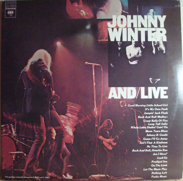 Johnny Winter – And/Live (Gatefold Cover, Vinyl) - Discogs